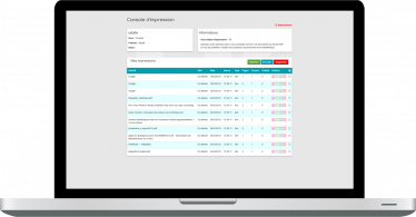 Console d'impression - Webkiosk